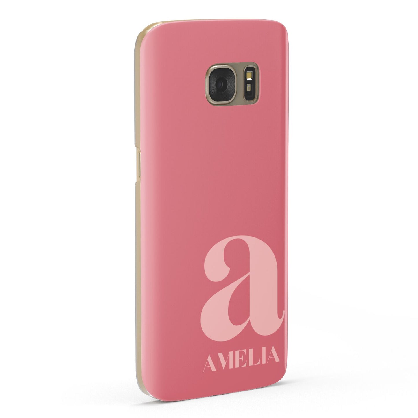 Pink Letter with Name Samsung Galaxy Case Fourty Five Degrees