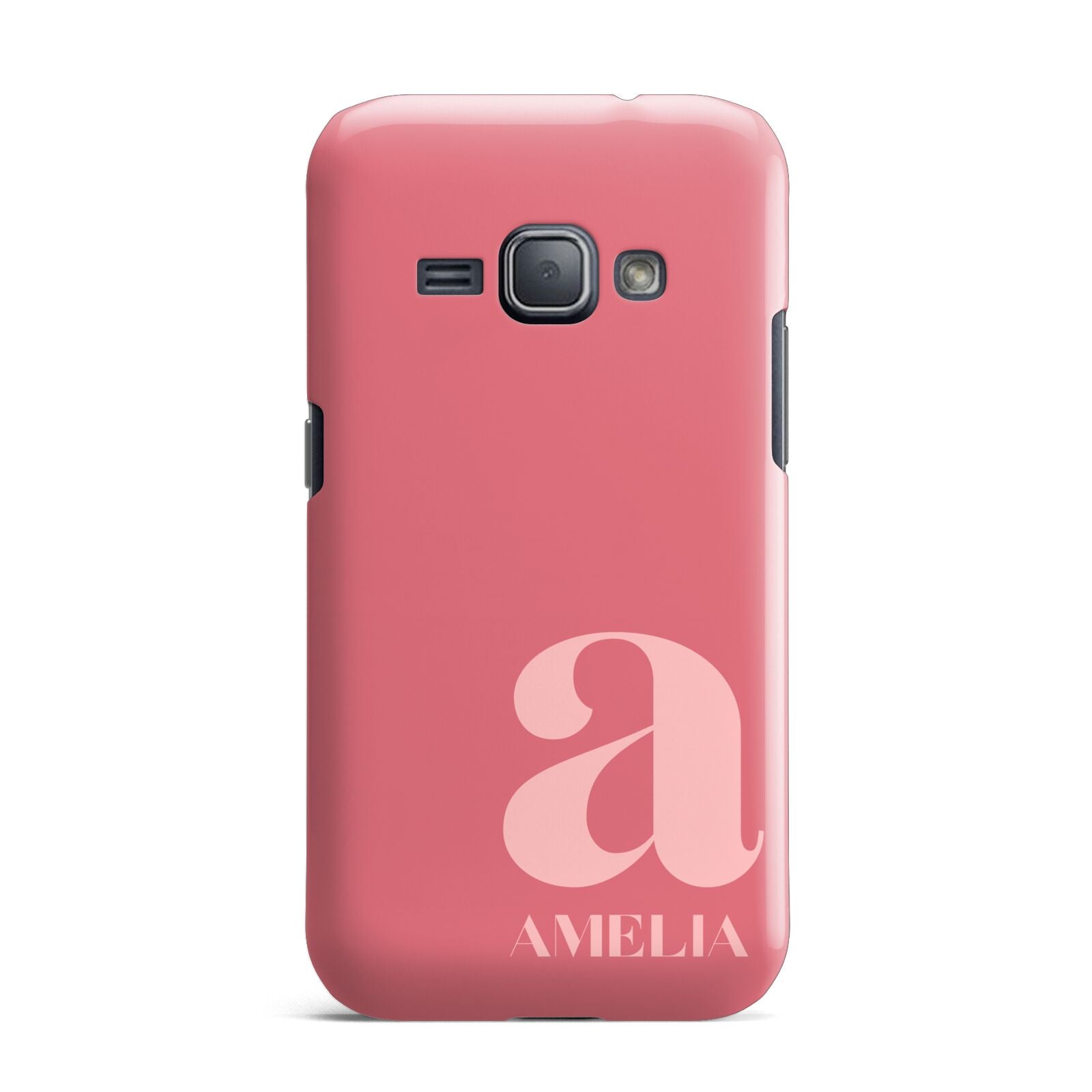 Pink Letter with Name Samsung Galaxy J1 2016 Case