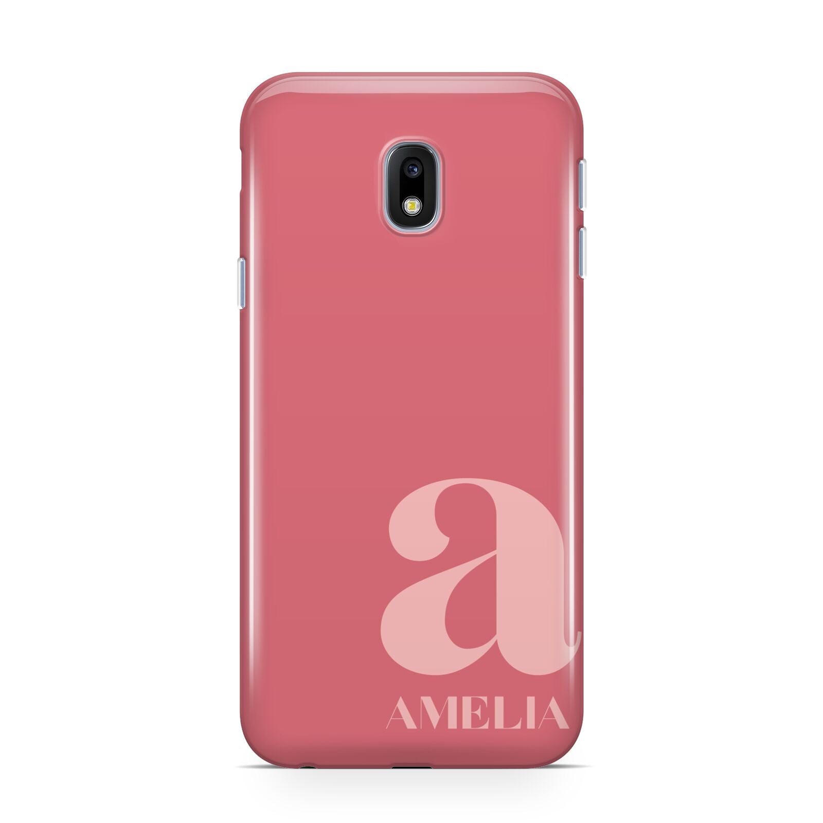 Pink Letter with Name Samsung Galaxy J3 2017 Case