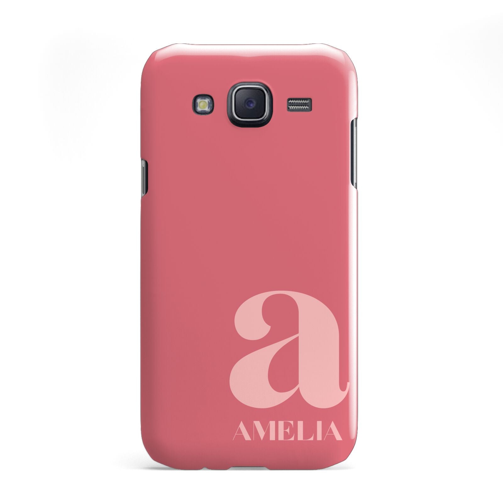 Pink Letter with Name Samsung Galaxy J5 Case
