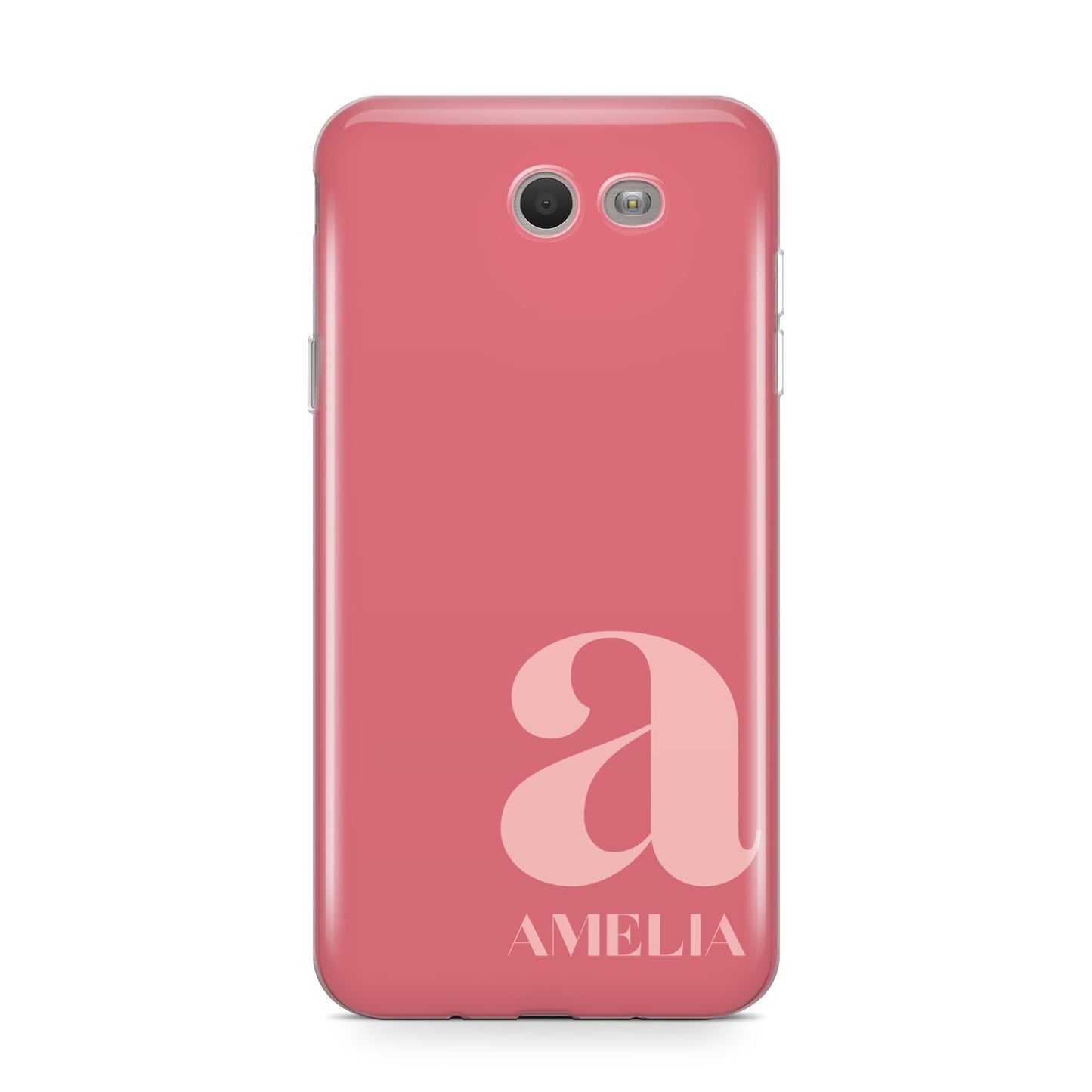 Pink Letter with Name Samsung Galaxy J7 2017 Case