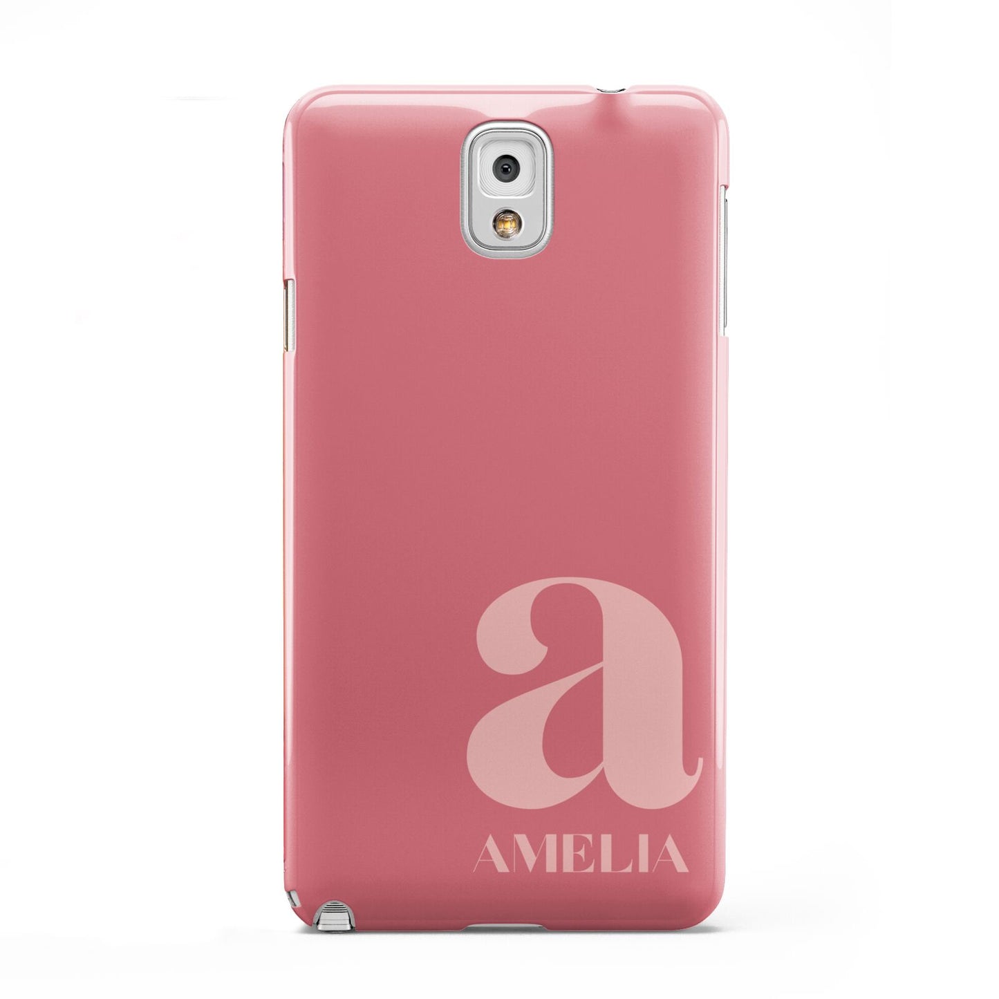 Pink Letter with Name Samsung Galaxy Note 3 Case