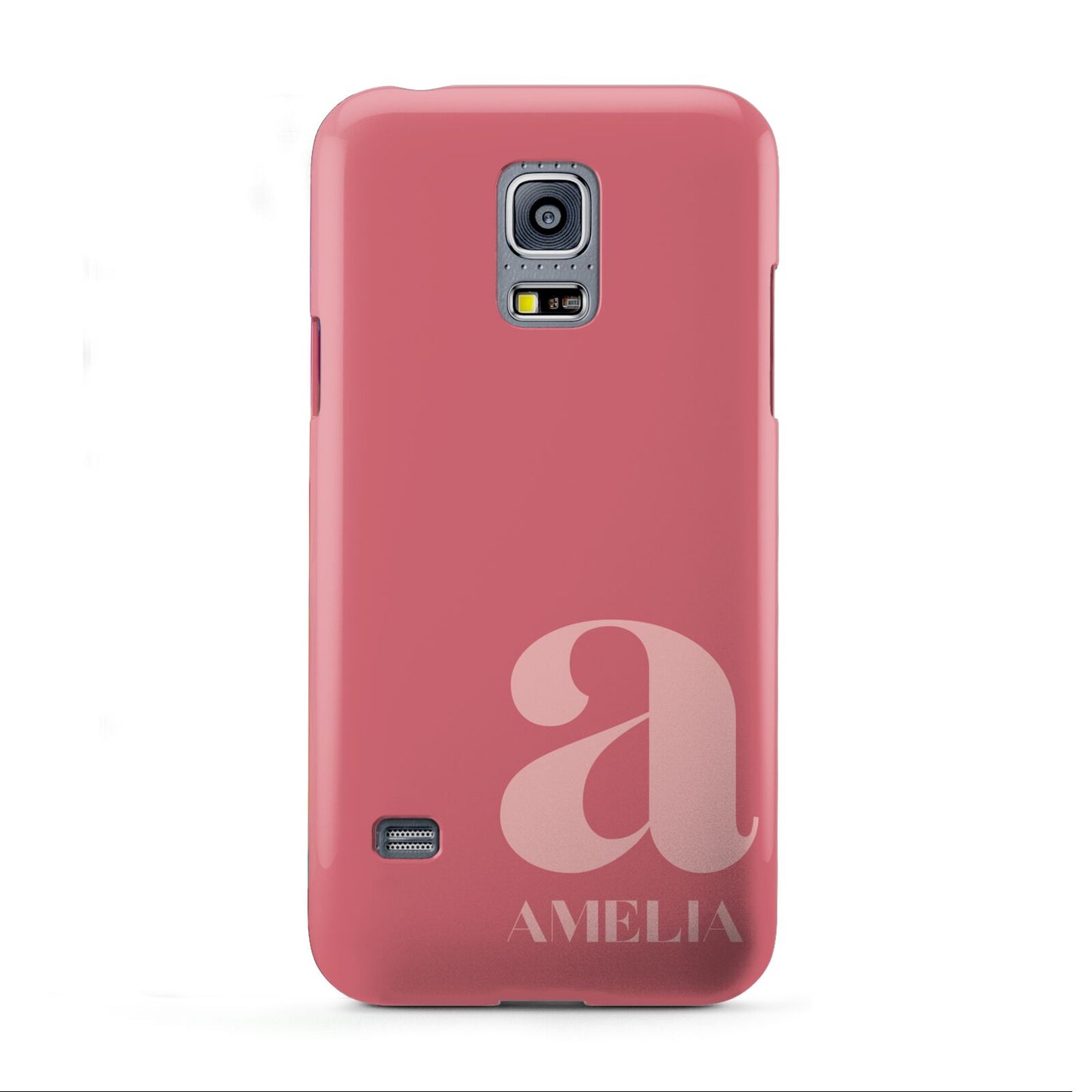 Pink Letter with Name Samsung Galaxy S5 Mini Case