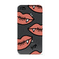 Pink Lips with Fangs Personalised Apple iPhone 4s Case