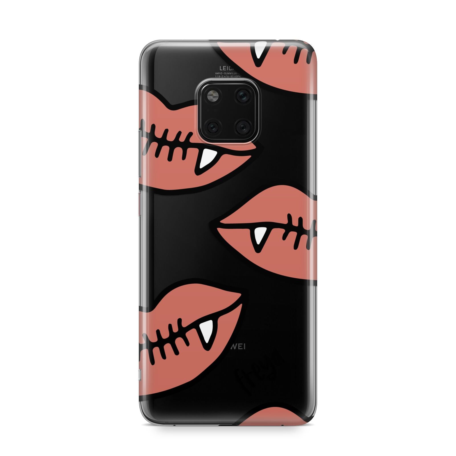 Pink Lips with Fangs Personalised Huawei Mate 20 Pro Phone Case
