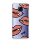 Pink Lips with Fangs Personalised Huawei Mate 20X Phone Case