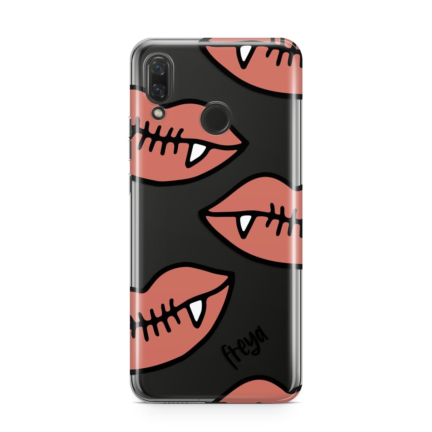 Pink Lips with Fangs Personalised Huawei Nova 3 Phone Case