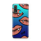 Pink Lips with Fangs Personalised Huawei P Smart 2020