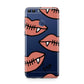 Pink Lips with Fangs Personalised Huawei P Smart Case