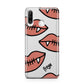 Pink Lips with Fangs Personalised Huawei P30 Lite Phone Case