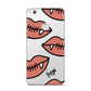 Pink Lips with Fangs Personalised Huawei P8 Lite Case