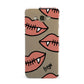 Pink Lips with Fangs Personalised Samsung Galaxy A8 Case