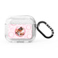Pink Love Hearts Photo Personalised AirPods Glitter Case 3rd Gen