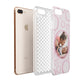 Pink Love Hearts Photo Personalised Apple iPhone 7 8 Plus 3D Tough Case Expanded View