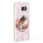 Pink Love Hearts Photo Personalised Samsung Galaxy Case Fourty Five Degrees