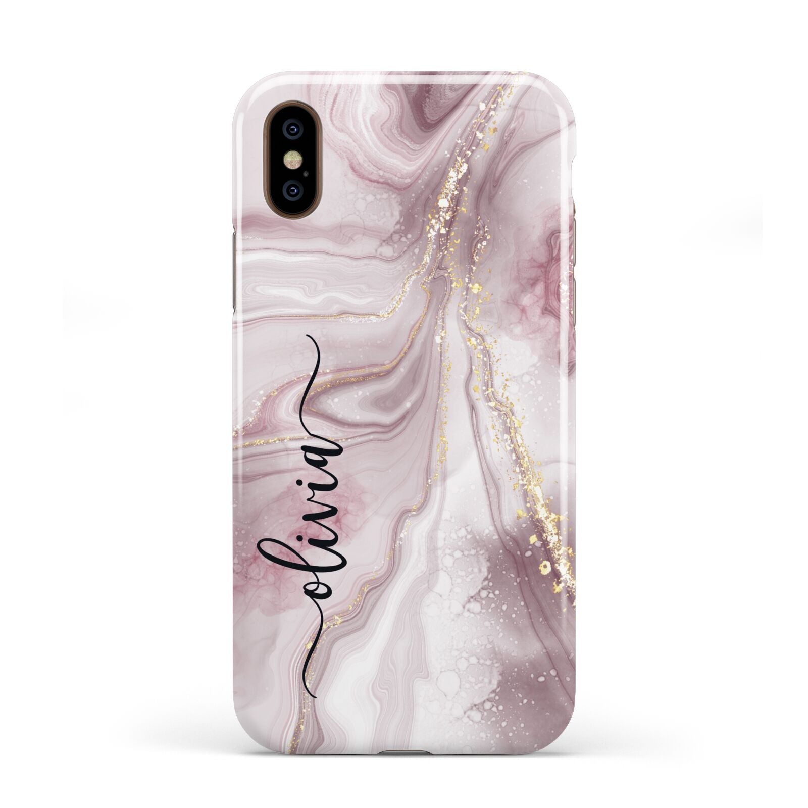 Pink Marble Apple iPhone XS 3D Tough