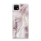 Pink Marble Huawei Enjoy 20 Phone Case