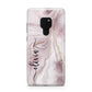 Pink Marble Huawei Mate 20 Phone Case