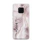 Pink Marble Huawei Mate 20 Pro Phone Case