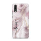 Pink Marble Huawei P20 Phone Case