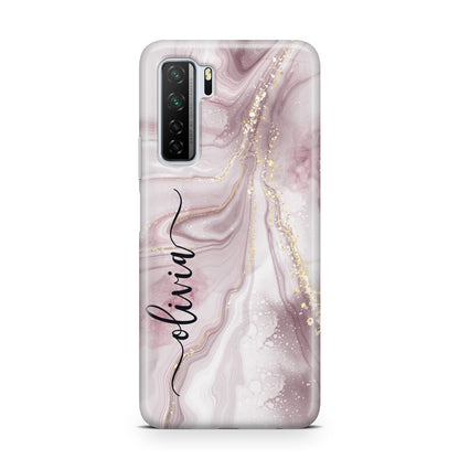 Pink Marble Huawei P40 Lite 5G Phone Case