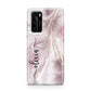 Pink Marble Huawei P40 Phone Case