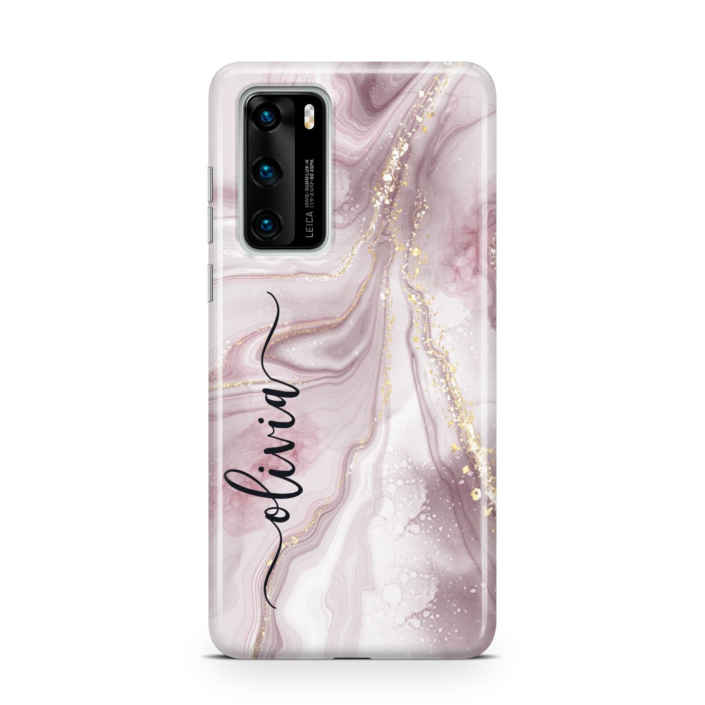 Pink Marble Huawei P40 Phone Case