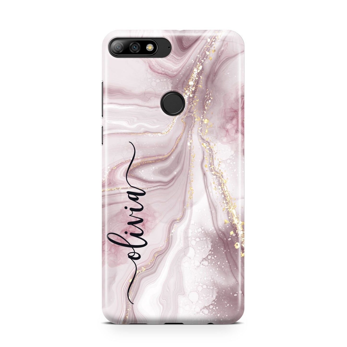 Pink Marble Huawei Y7 2018