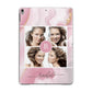 Pink Marble Personalised Photo Apple iPad Grey Case