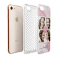 Pink Marble Personalised Photo Apple iPhone 7 8 3D Tough Case Expanded View