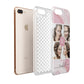 Pink Marble Personalised Photo Apple iPhone 7 8 Plus 3D Tough Case Expanded View