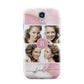 Pink Marble Personalised Photo Samsung Galaxy S4 Case