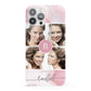 Pink Marble Personalised Photo iPhone 13 Pro Max Full Wrap 3D Snap Case