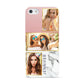 Pink Marble Photo Upload Name Apple iPhone 5 Case