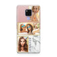 Pink Marble Photo Upload Name Huawei Mate 20X Phone Case