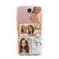 Pink Marble Photo Upload Name Samsung Galaxy S4 Case