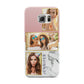 Pink Marble Photo Upload Name Samsung Galaxy S6 Edge Case