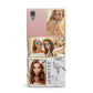 Pink Marble Photo Upload Name Sony Xperia Case