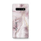 Pink Marble Protective Samsung Galaxy Case