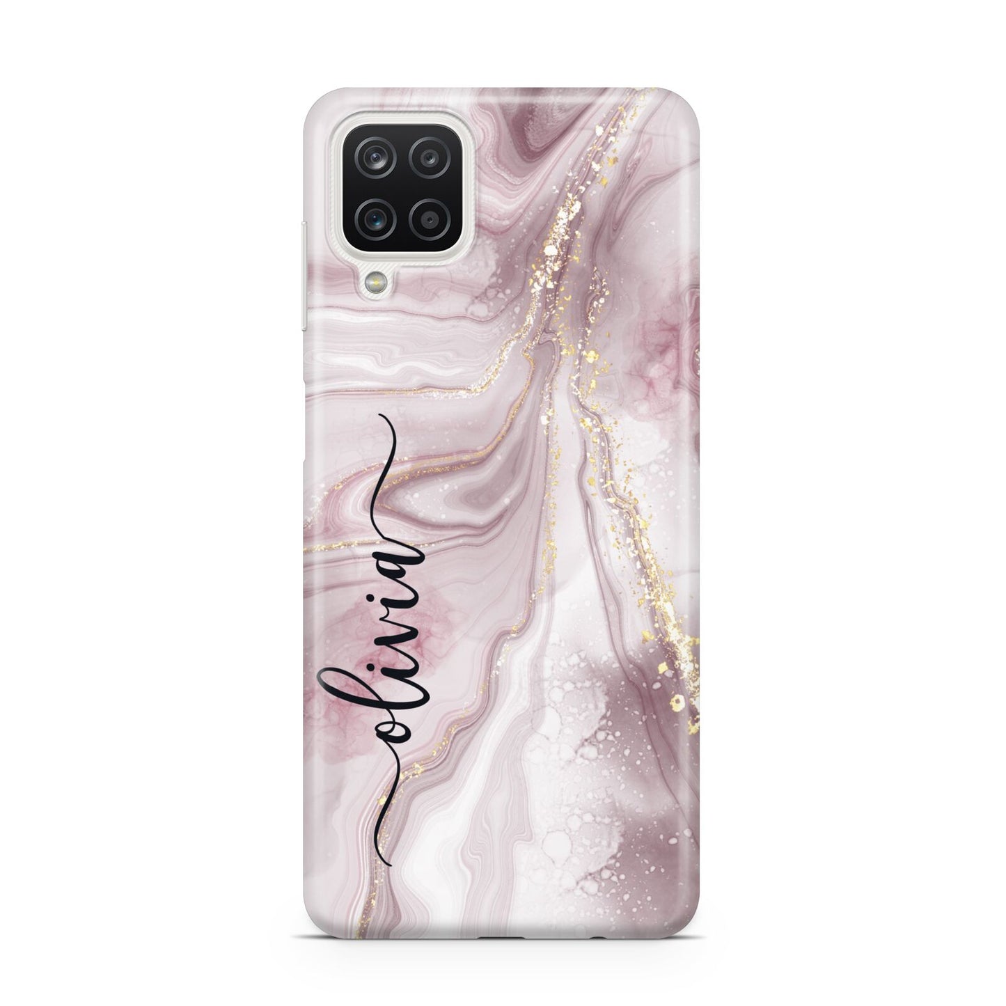 Pink Marble Samsung A12 Case