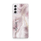Pink Marble Samsung S21 Case