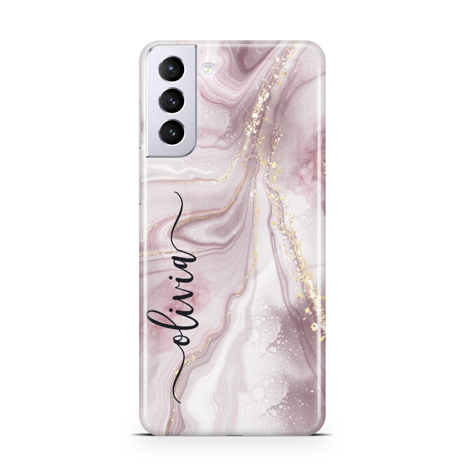 Pink Marble Samsung S21 Plus Case