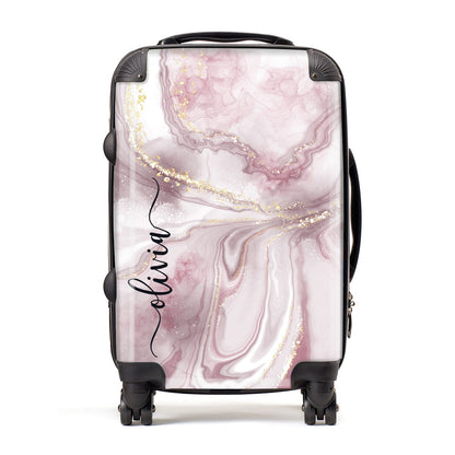 Pink Marble Suitcase