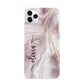 Pink Marble iPhone 11 Pro Max 3D Snap Case