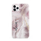 Pink Marble iPhone 11 Pro Max 3D Tough Case
