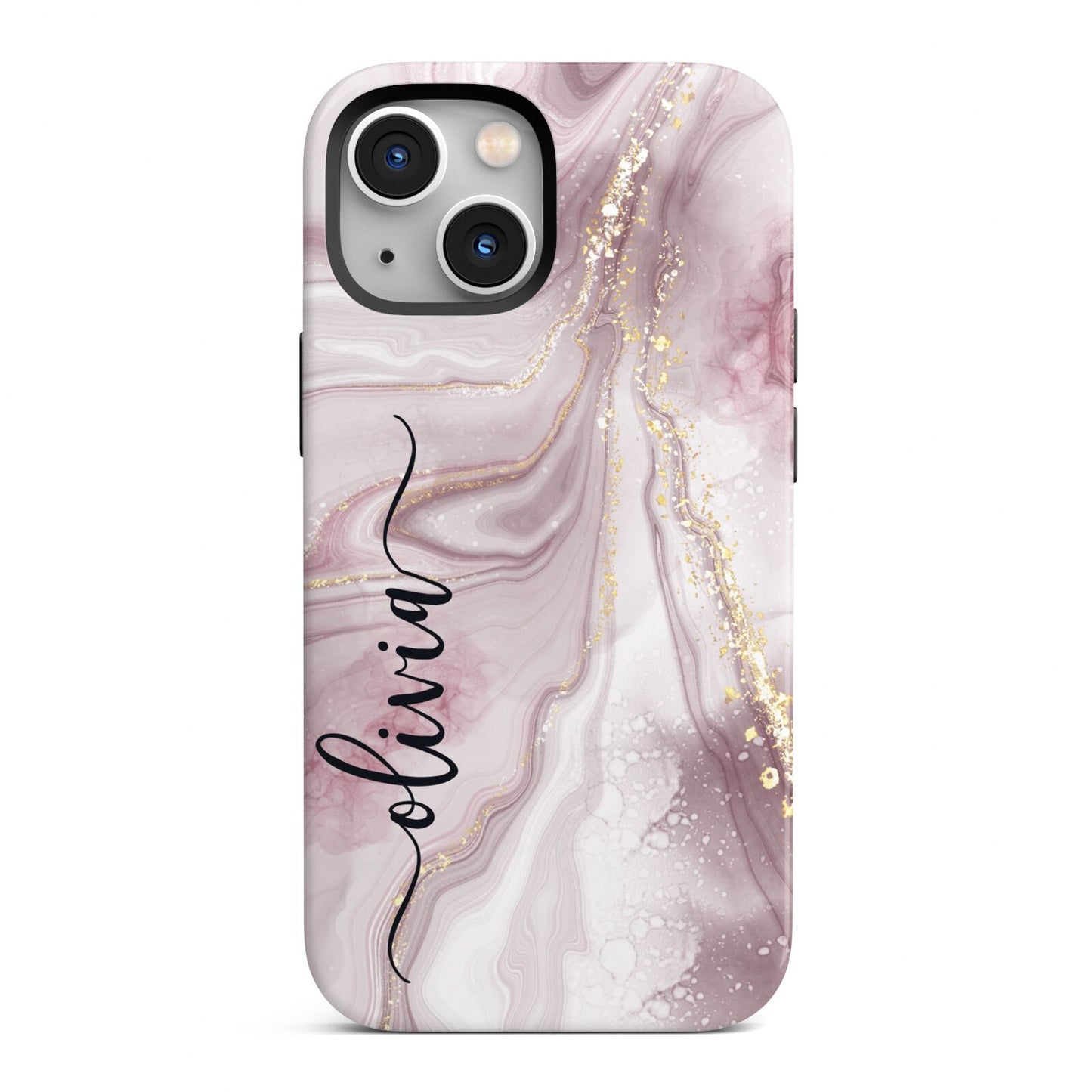 Pink Marble iPhone 13 Mini Full Wrap 3D Tough Case