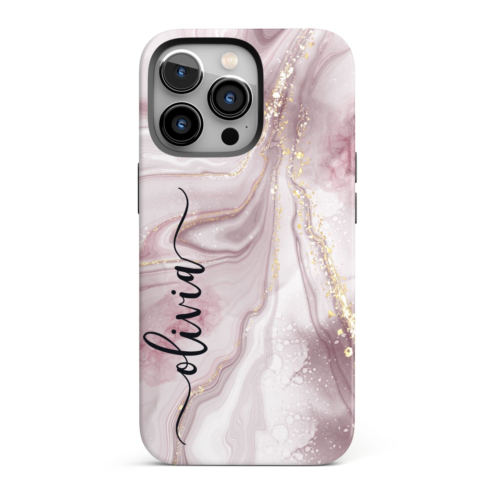 Pink Marble iPhone 13 Pro Full Wrap 3D Tough Case