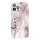 Pink Marble iPhone 13 Pro Max Full Wrap 3D Snap Case