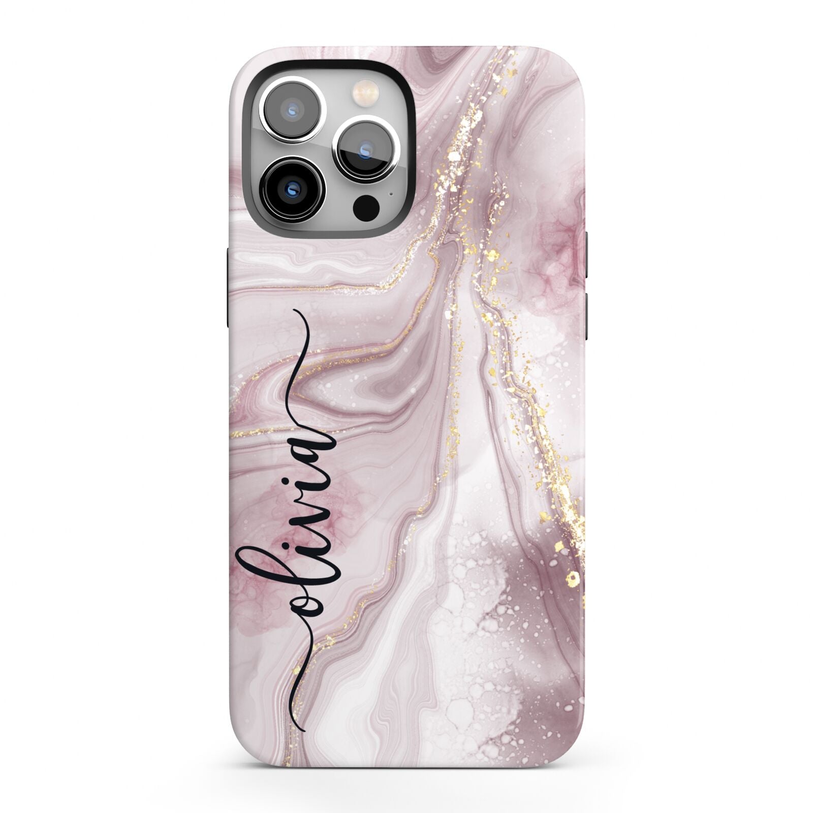 Pink Marble iPhone 13 Pro Max Full Wrap 3D Tough Case