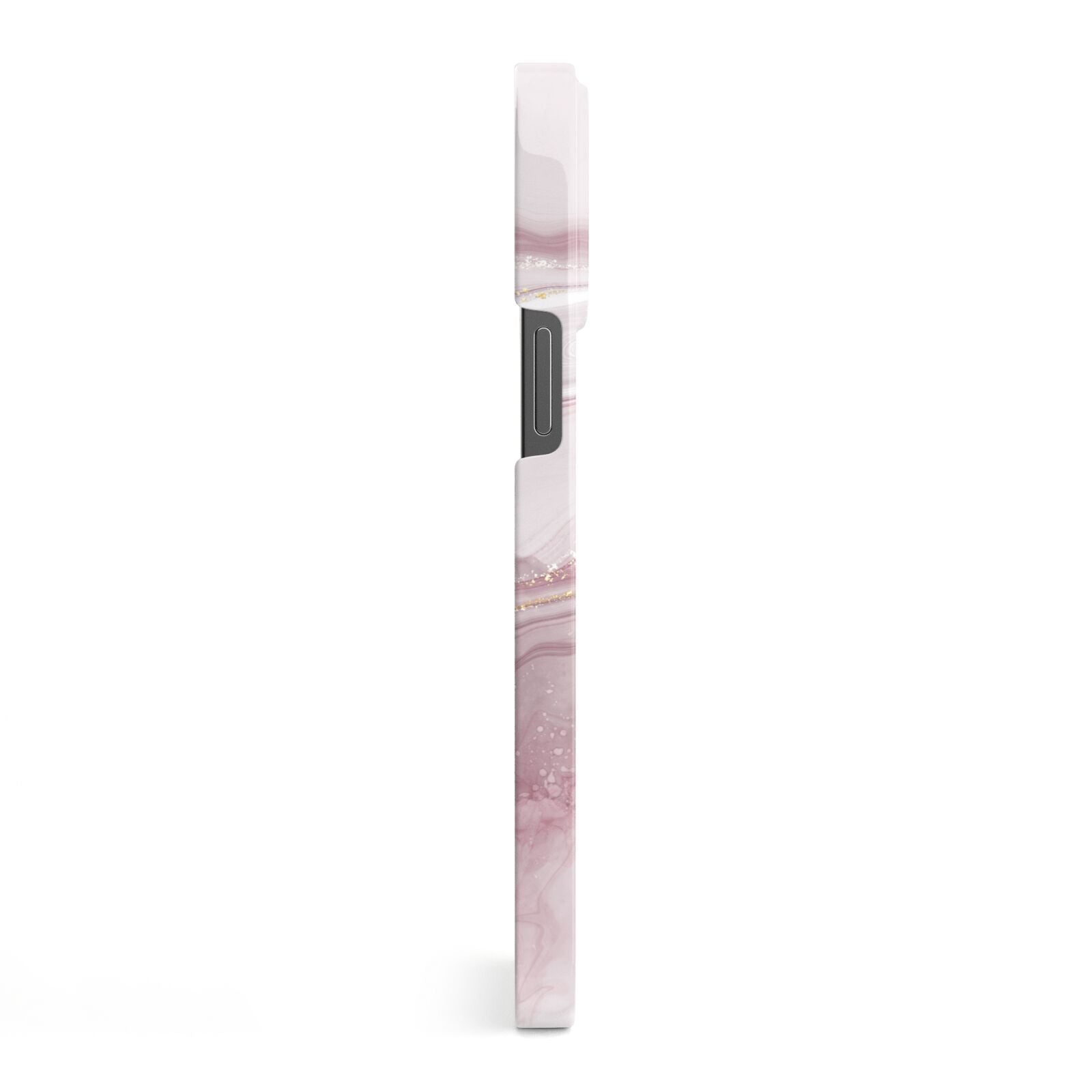 Pink Marble iPhone 13 Pro Max Side Image 3D Snap Case